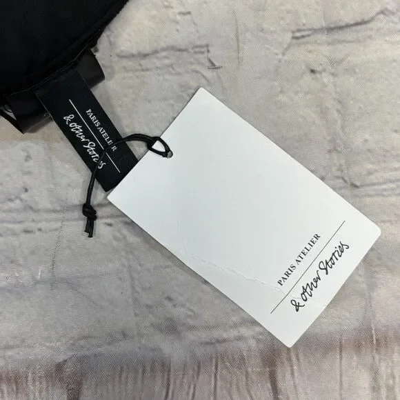 NWT Paris Atelier & Other Stories Women Mini Skirt XS X-Small Ruched C081 -21 - Picture 5 of 16